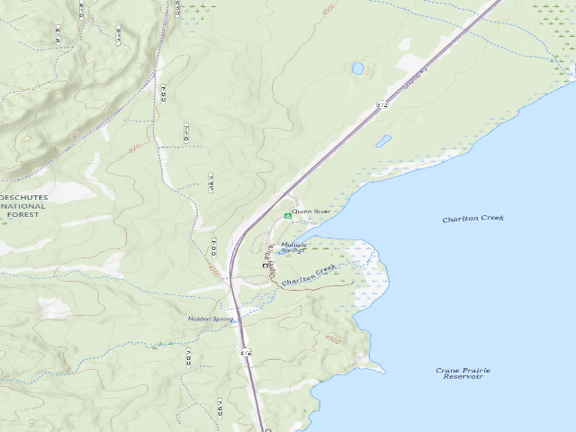 USGS topographic map of Quinn River