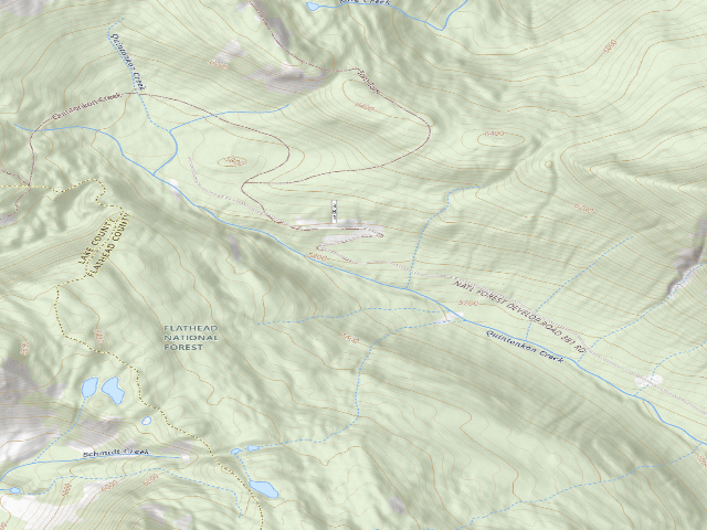 USGS topographic map of Quintonkon #2