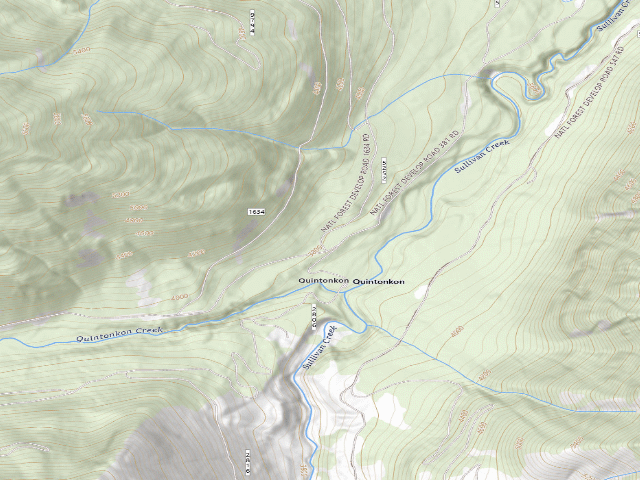 USGS topographic map of Quintonkon #5