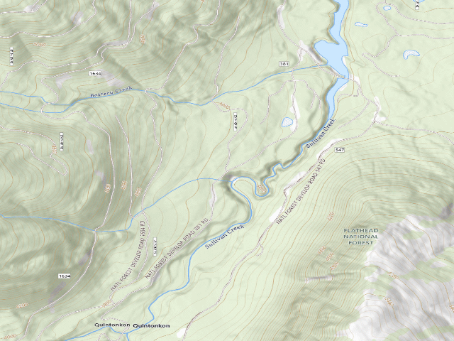 USGS topographic map of Quintonkon #6