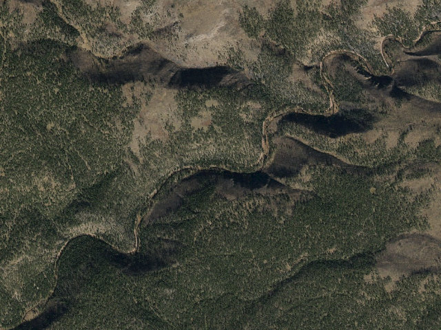Aerial image of Raccoon Campground