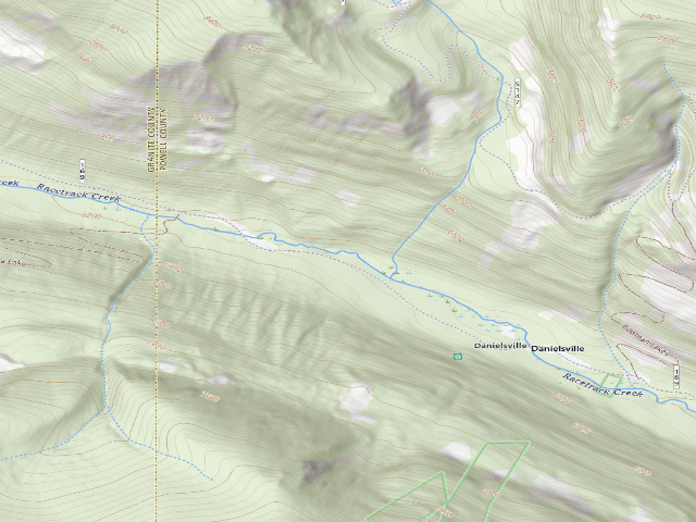 USGS topographic map of Racetrack Creek-001