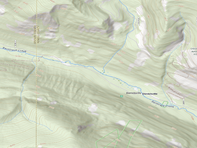 USGS topographic map of Racetrack Creek-002