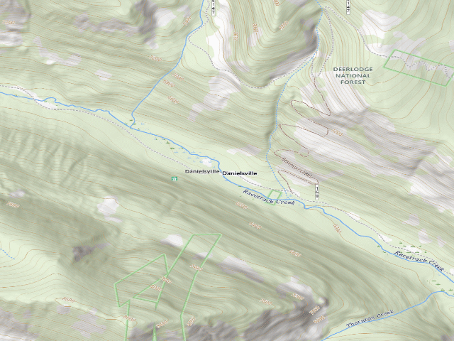 USGS topographic map of Racetrack Creek-003