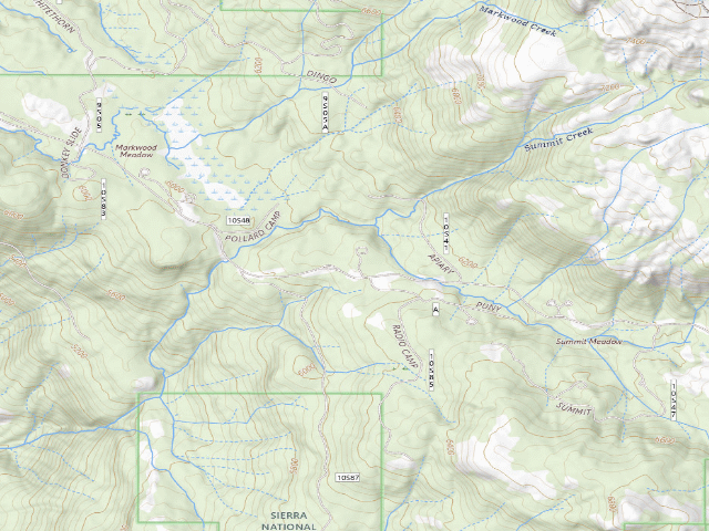 USGS topographic map of Radio Camp