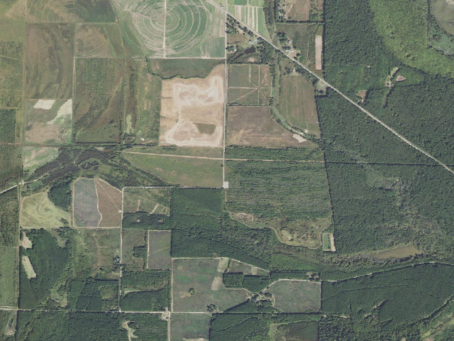 Aerial image of Raft Creek Camping Area