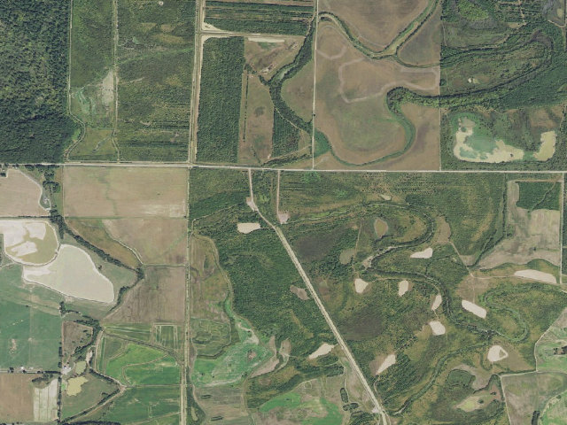Aerial image of Raft Creek East Camping Area