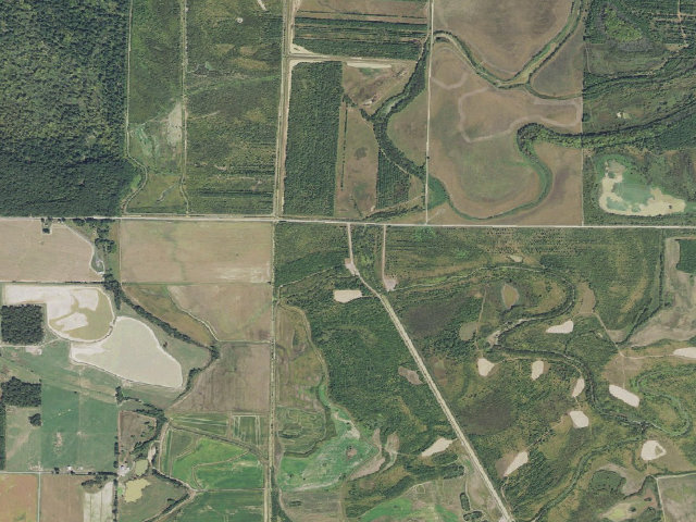 Aerial image of Raft Creek West Camping Area