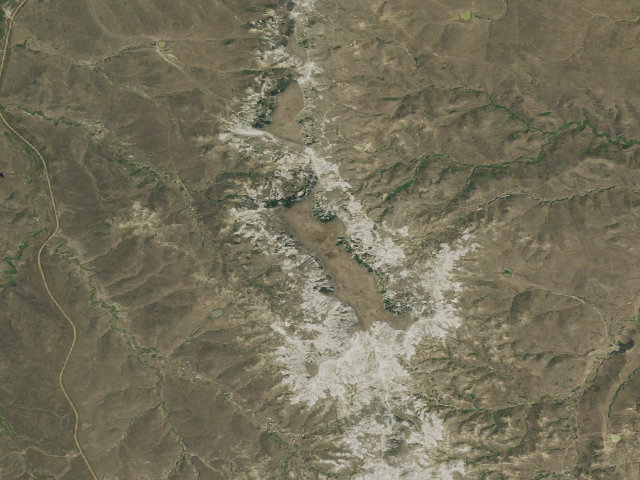 Aerial image of Railroad Buttes OHV Area