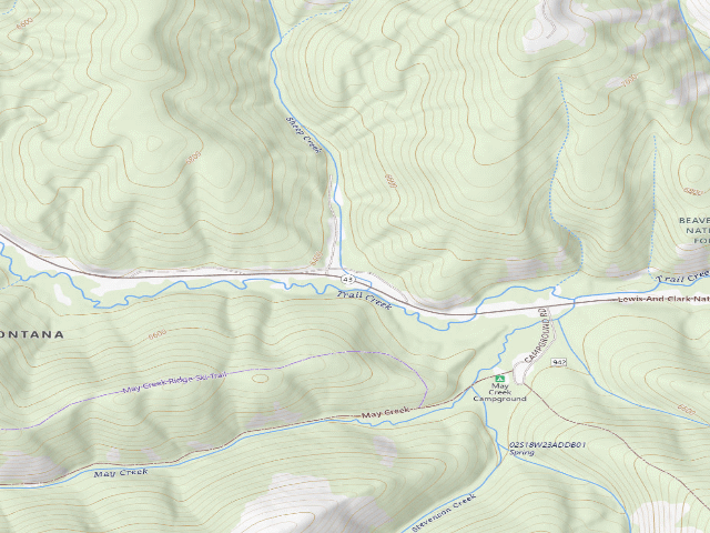 USGS topographic map of Rails