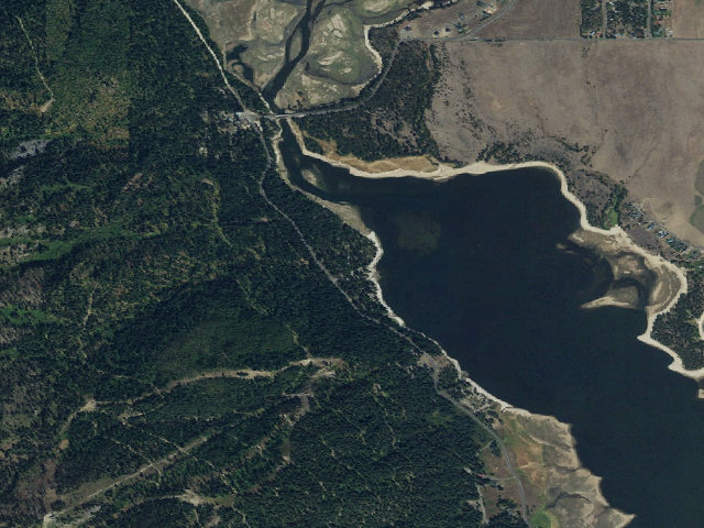 Aerial image of Rainbow Point Campground