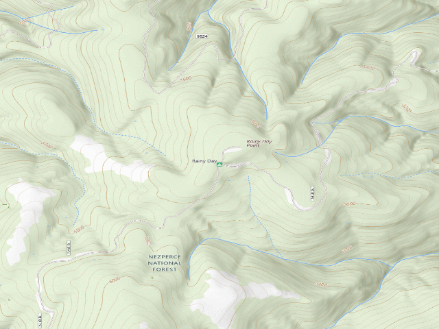 USGS topographic map of Rainy Day