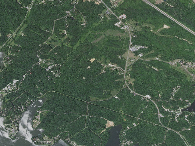 Aerial image of Ramey Overlook Camping Area