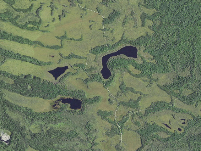 Aerial image of Ramsey Lake Camping Area