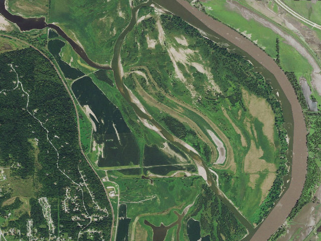 Aerial image of Randall W. Schilling WMA