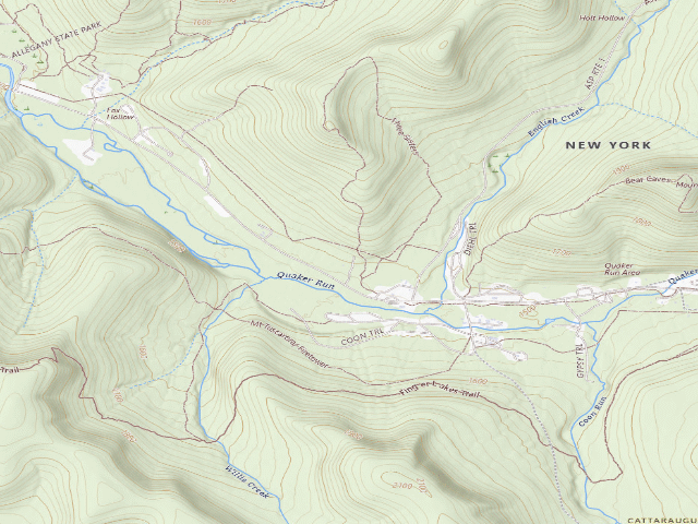 USGS topographic map of Ranger Cabins