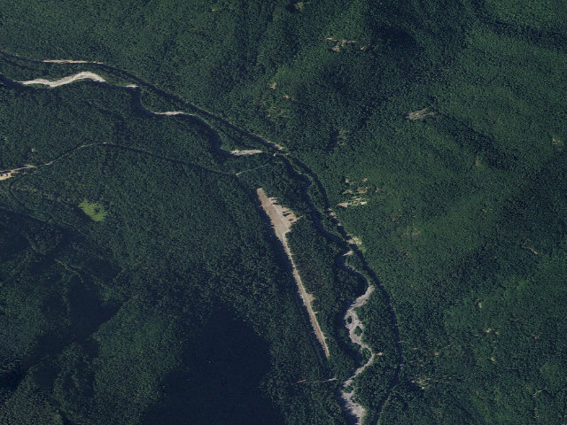 Aerial image of Ranger Creek Campground