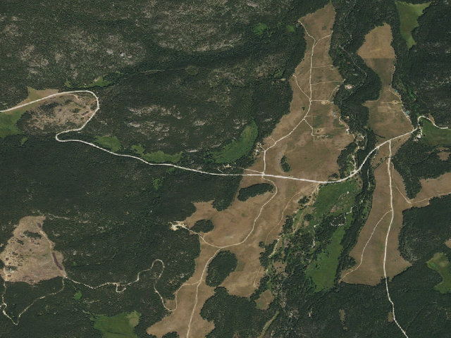Aerial image of Ranger Creek