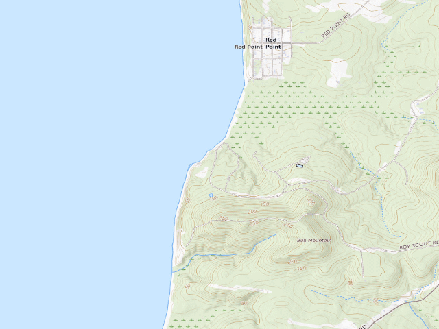 USGS topographic map of Ranger
