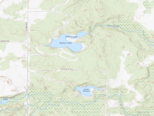 USGS topographic map of Ranger