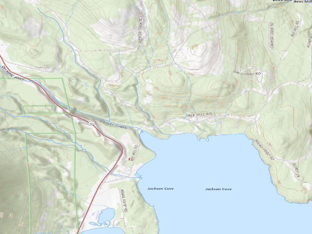 USGS topographic map of Rangers Cabin
