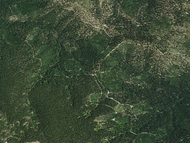 Aerial image of Rat Trap Gap (Trailhead)