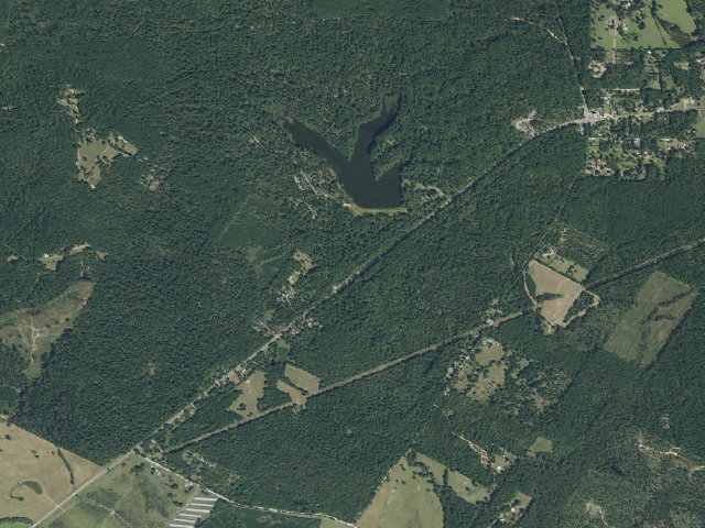 Aerial image of Ratcliff Lake Recreation Area
