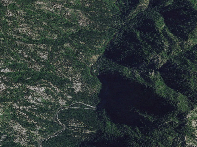 Aerial image of Rattlesnake Campground