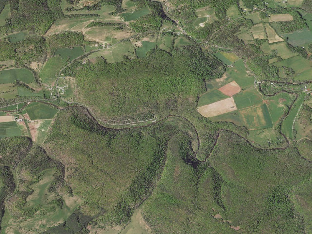 Aerial image of Raven Cliff