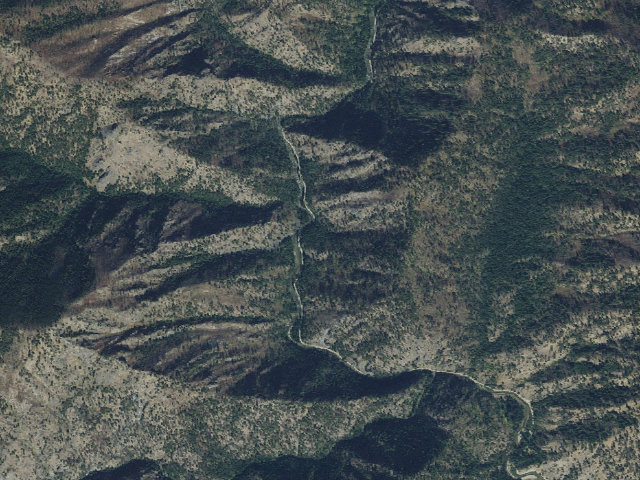 Aerial image of Raven Creek Campground