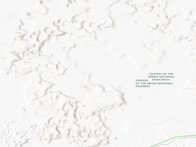 USGS topographic map of Raven'S Eye Wilderness Study Area