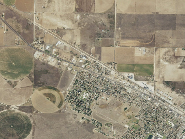 Aerial image of Ray and Donna West Free RV Park