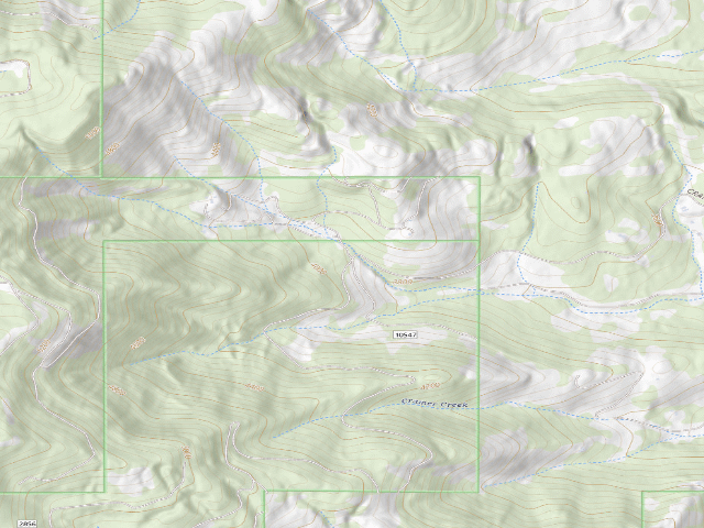 USGS topographic map of Rd 10547 Dispersed Site