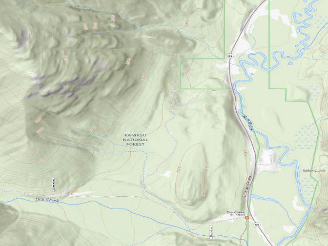 USGS topographic map of Rd 1118A Site 2