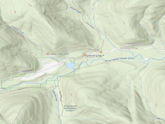 USGS topographic map of Rd 148 Site 9