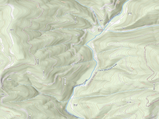 USGS topographic map of Rd 1504 Site 2