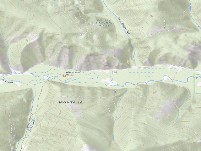 USGS topographic map of Rd 152 Site 3