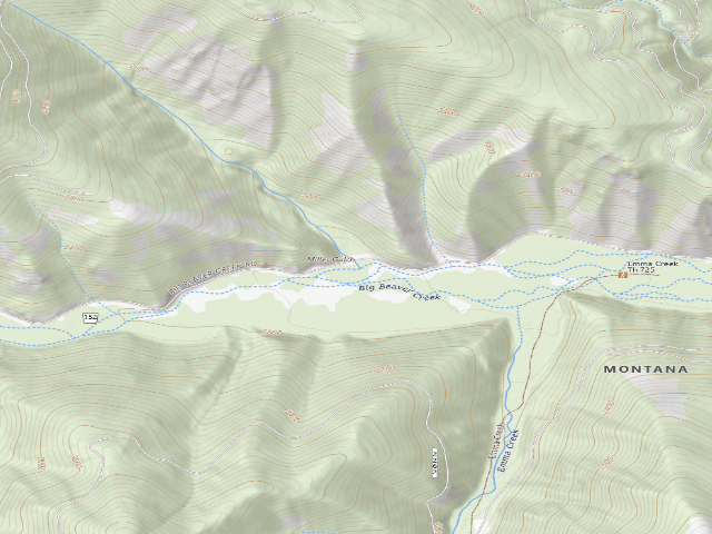 USGS topographic map of Rd 152 Site 5