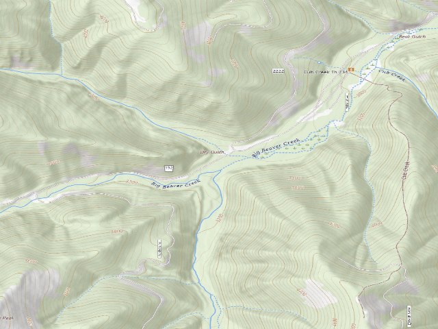 USGS topographic map of Rd 152 Site 7
