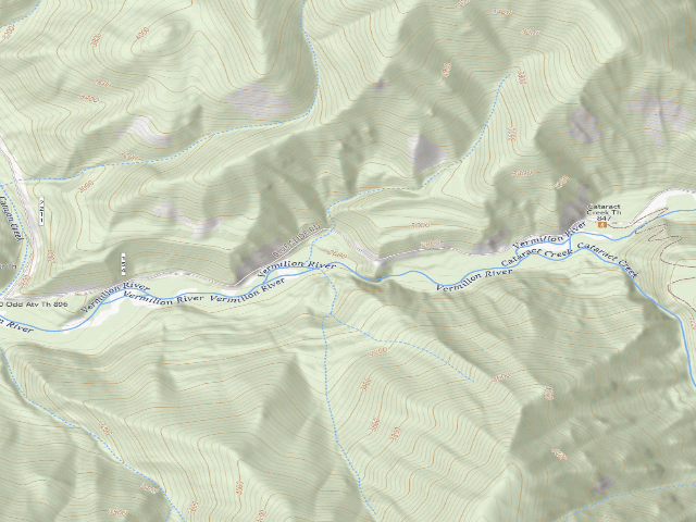 USGS topographic map of Rd 154 Site 10