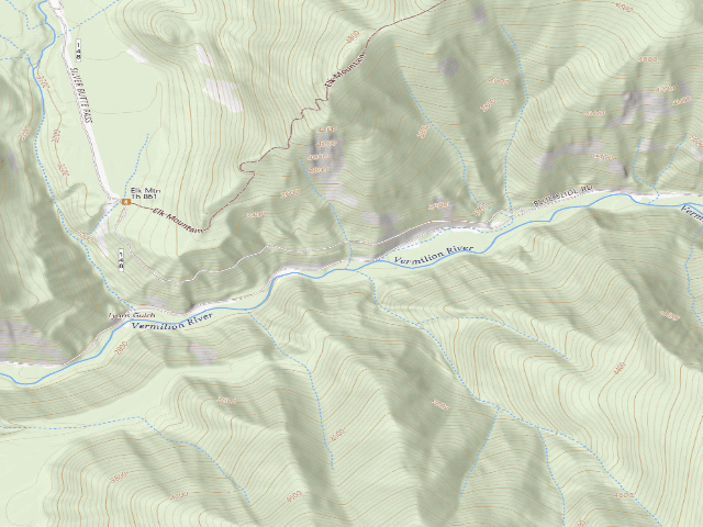 USGS topographic map of Rd 154 Site 17