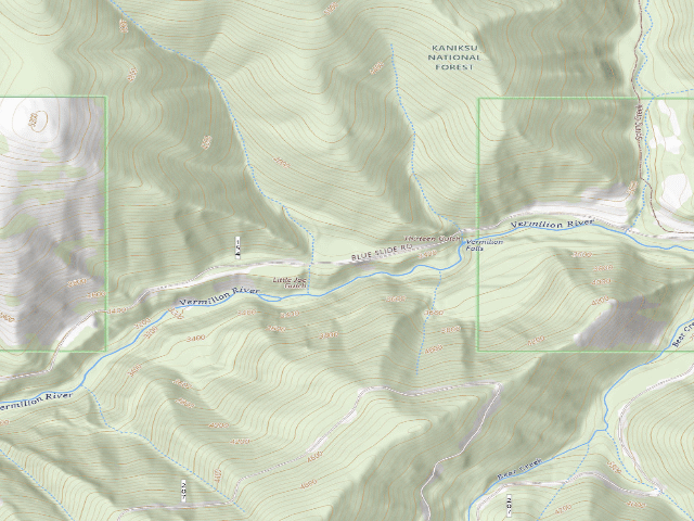 USGS topographic map of Rd 154 Site 22
