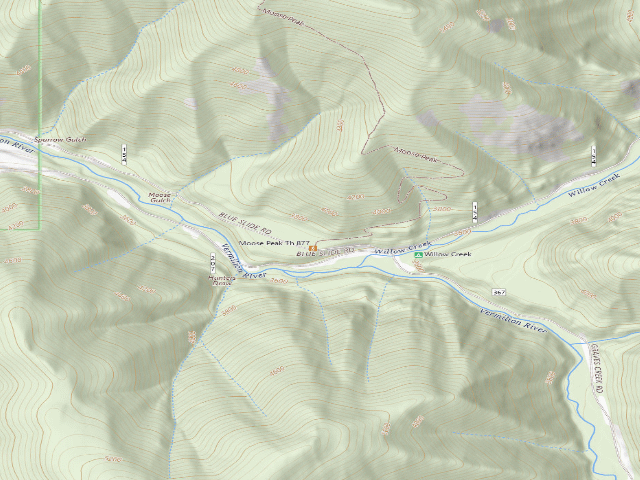 USGS topographic map of Rd 154 Site 25