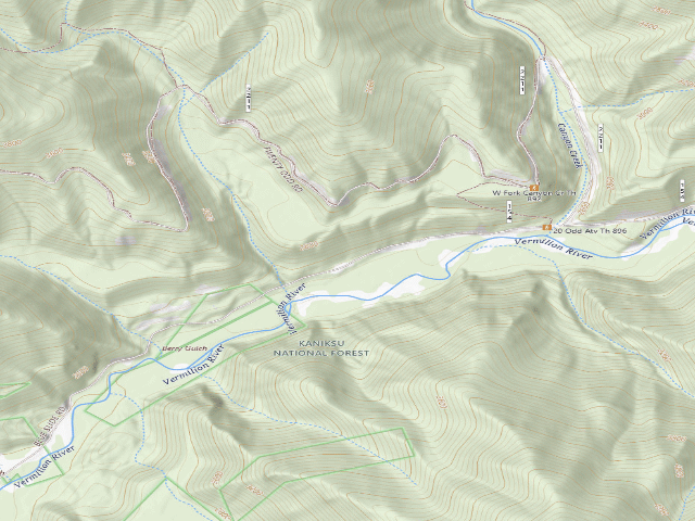 USGS topographic map of Rd 154 Site 6