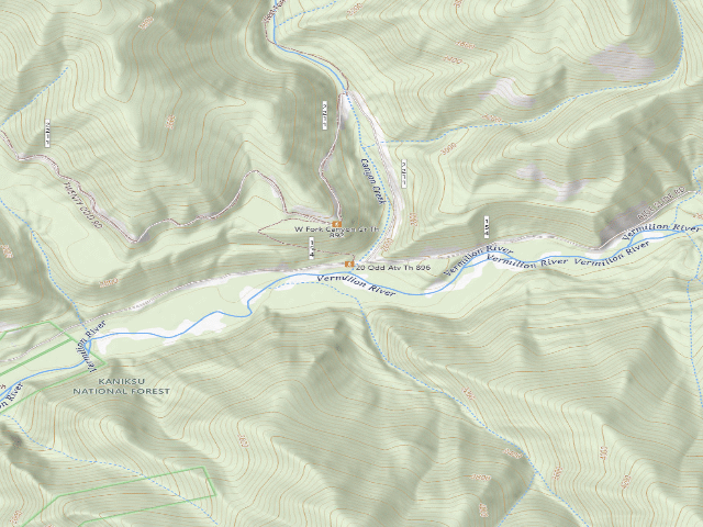 USGS topographic map of Rd 154 Site 8