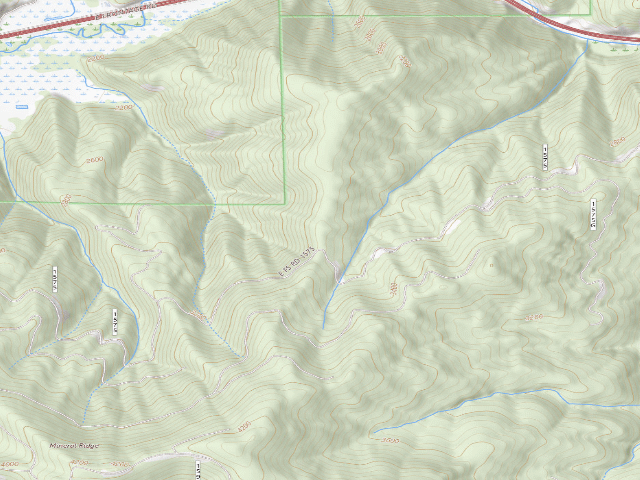 USGS topographic map of Rd 1575 Site 4B