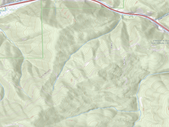 USGS topographic map of Rd 1575 Site 5
