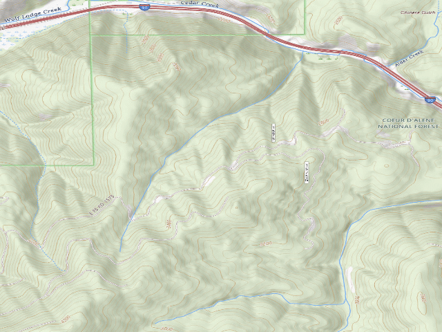 USGS topographic map of Rd 1575 Site 6