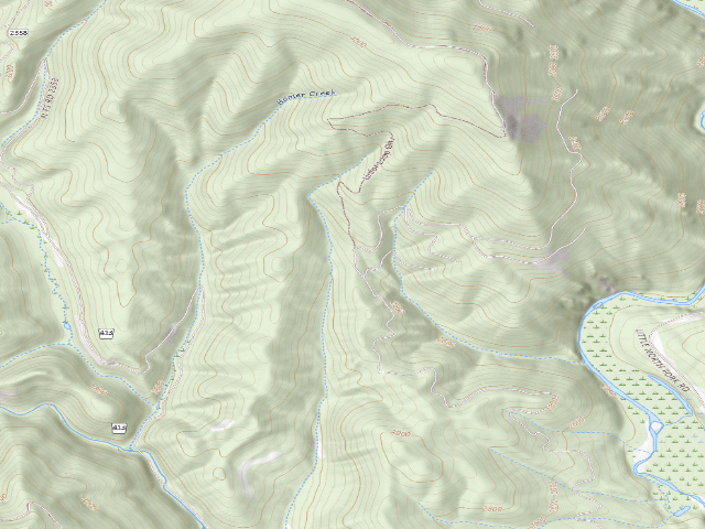 USGS topographic map of Rd 1604 Site 2