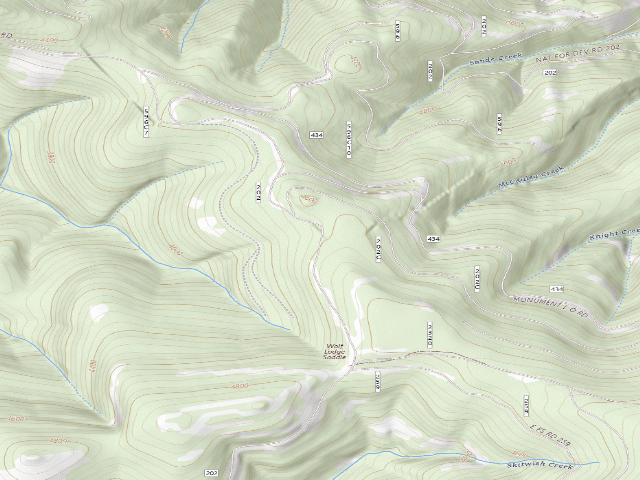 USGS topographic map of Rd 202 Site 12